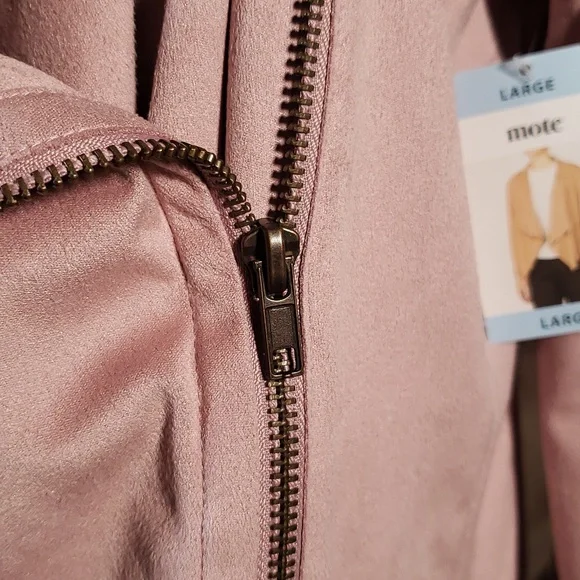 Mote pink faux suede jacket - Picture 4 of 6